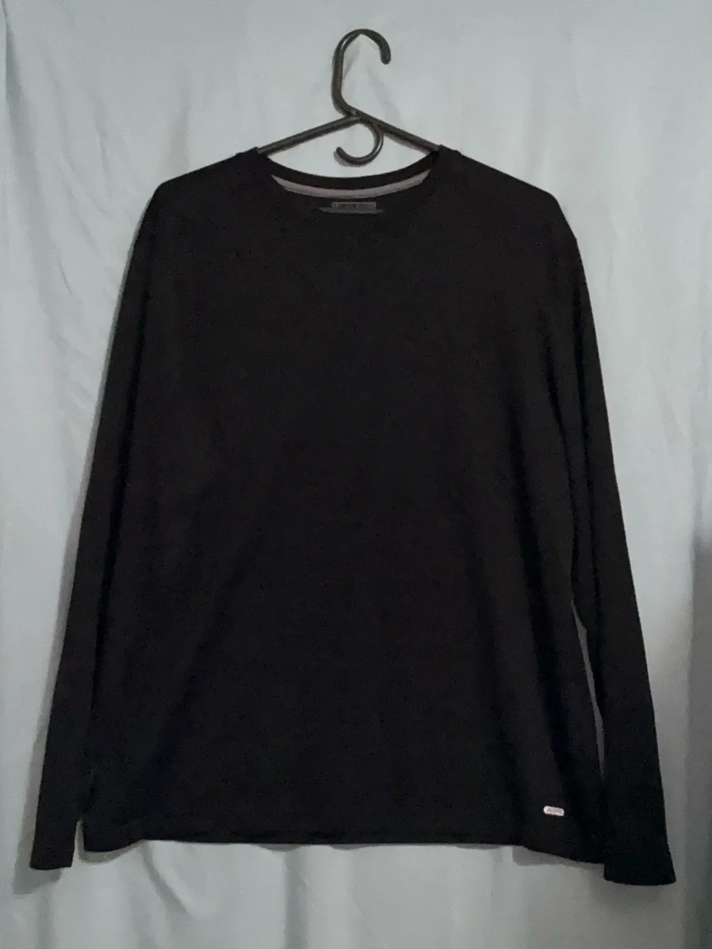 Starter Men's Black Regular Fit Long Sleeve Core Active Performance Shirt Size L